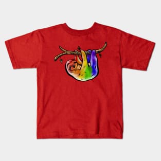 Pride Sloth Kids T-Shirt